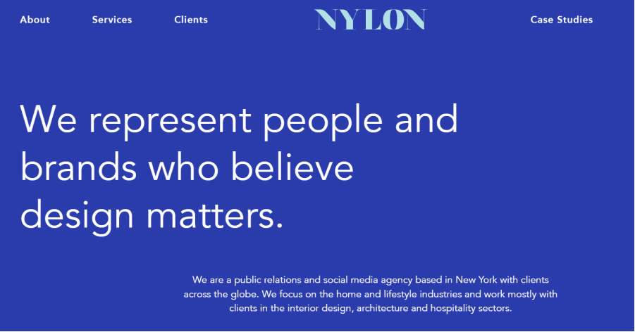 Nylon - Consulting Website Example