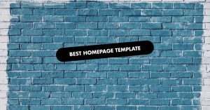 Homepage Template