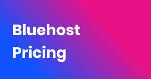 Bluehost Pricing