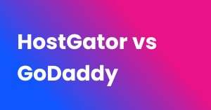 HostGator vs Godaddy