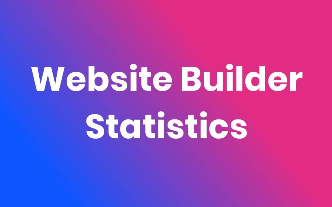 Website Builder Statistics 2025 – 50 Key Figures