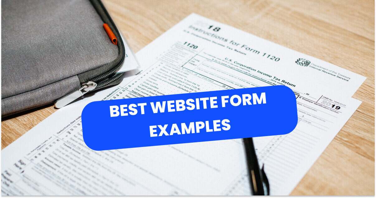 Best Website Form Examples of 2025 | 27 Outstanding Examples