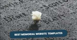 memorial website template