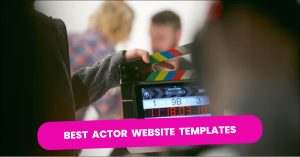 actors websites templates