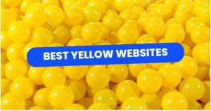 Yellow Website Examples