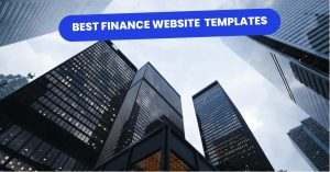 Finance Website Template