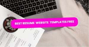 Resume Website Template Free