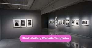 Photo Gallery Website Template