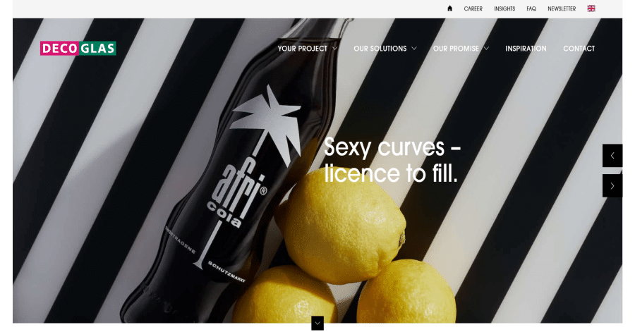 Deco Glas - Best Corporate Website Example