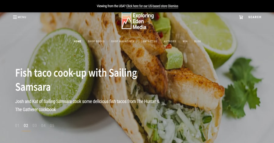 Exploring Eden - Squarespace Website Example