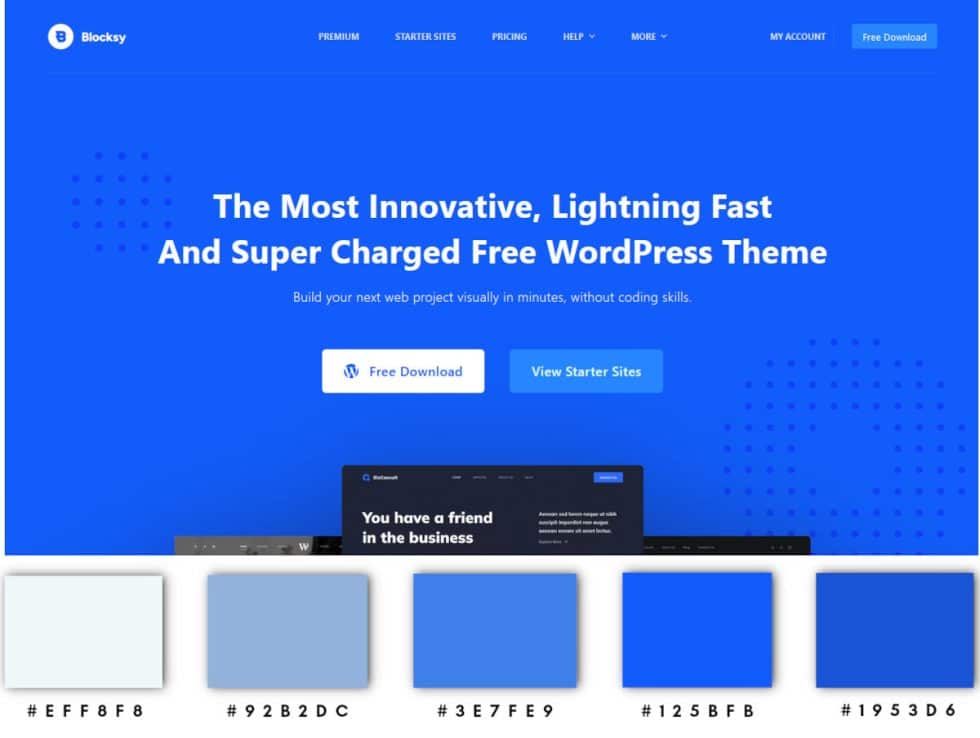 Blue Color Palette - 10 Inspiring Website Examples 2025