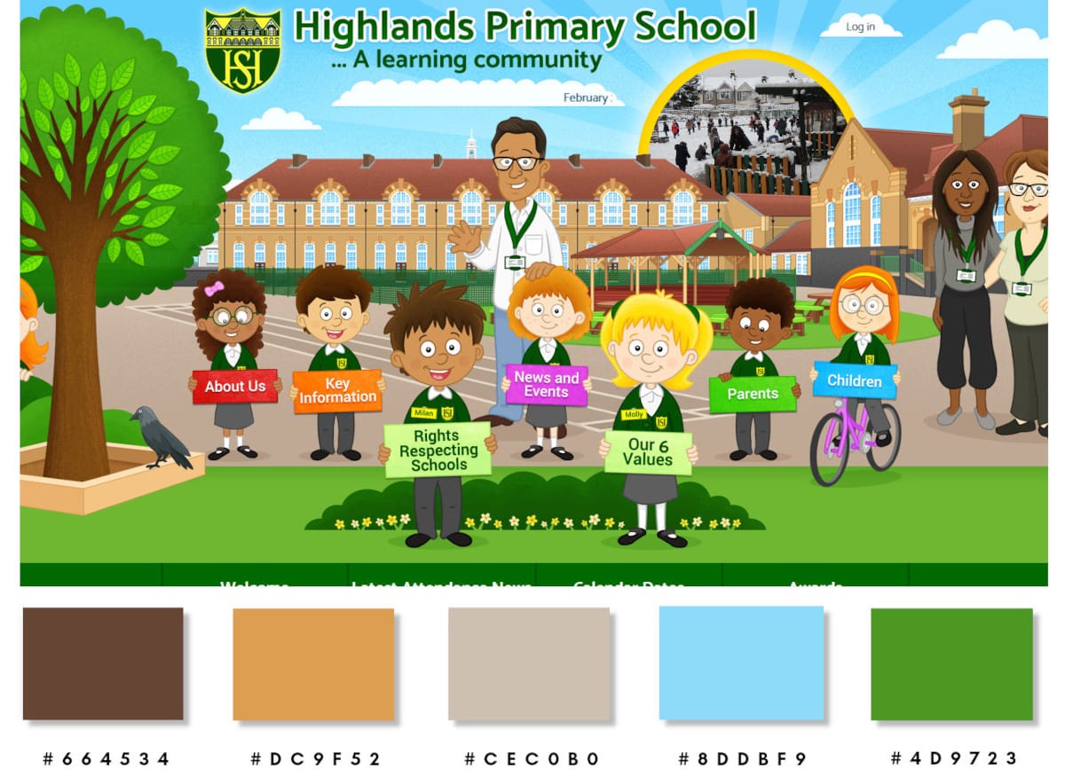 Spring Color Palette_Highlands Primary School