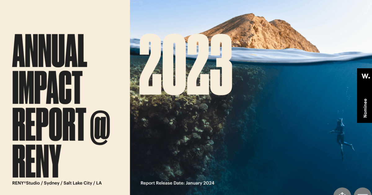 reny studio - infinite scrolling website examples