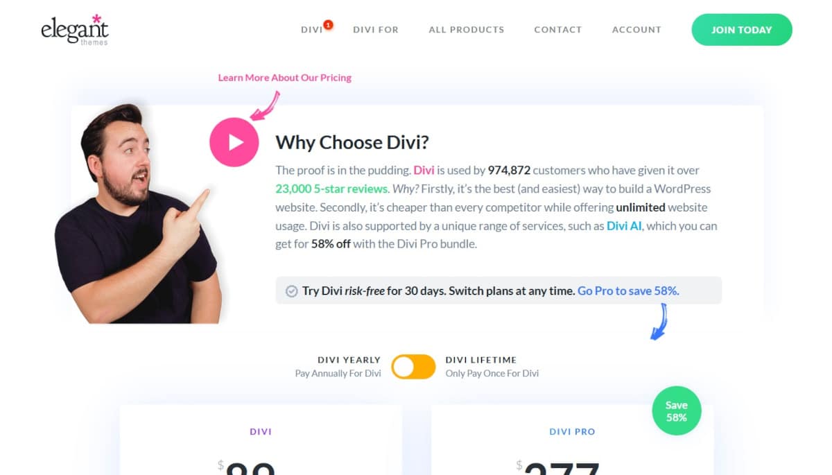 Divi Pricing 2024_Divi