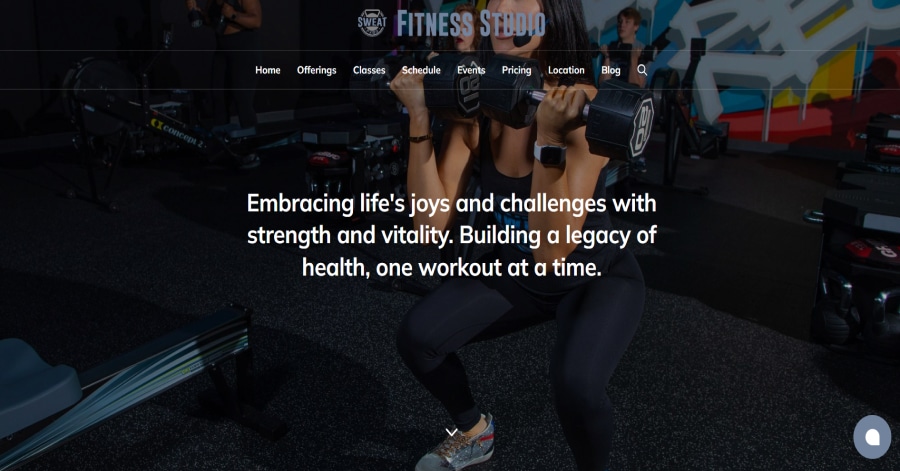 Behance Home Workout & Fitness App - Glassmorphism Website Examples
