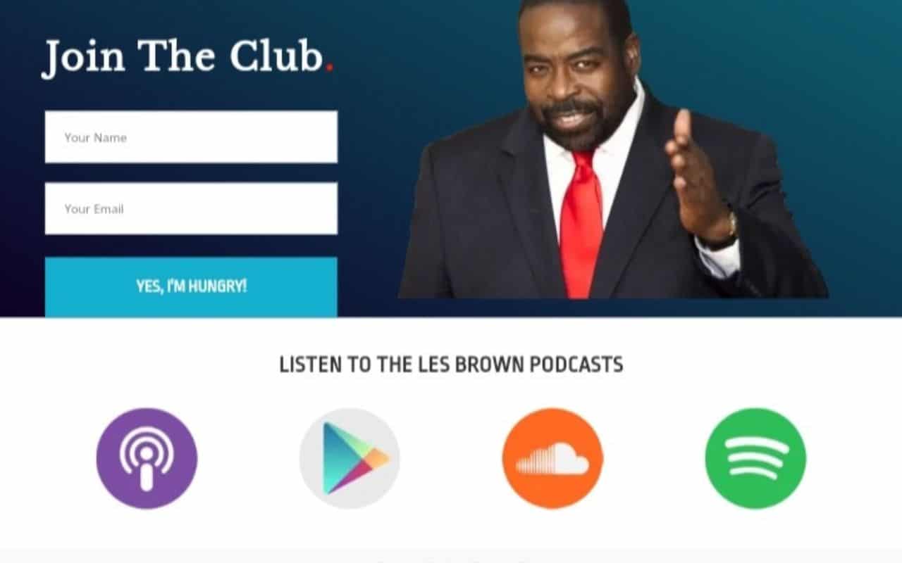 Best Lead Magnet Websites_Les Brown
