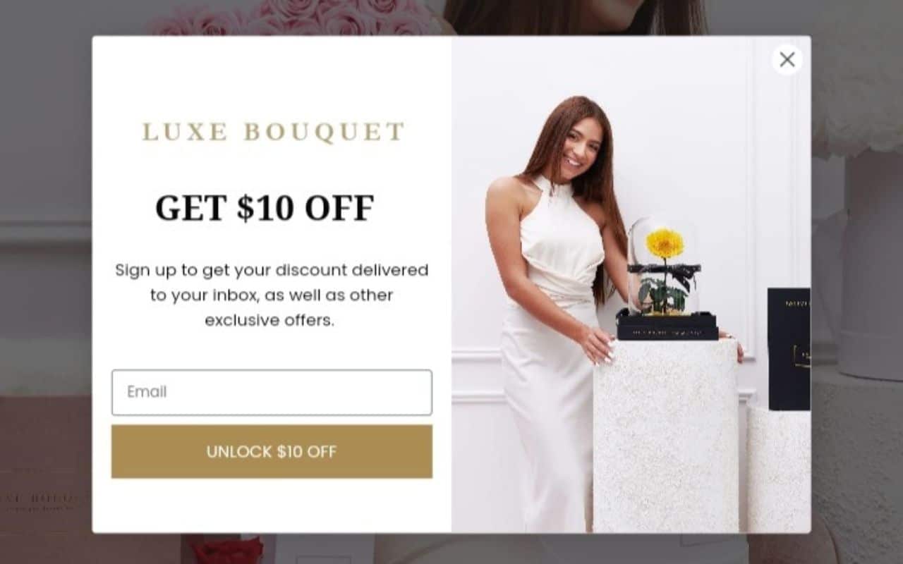 Best Lead Magnet Websites_Luxe Bouquet