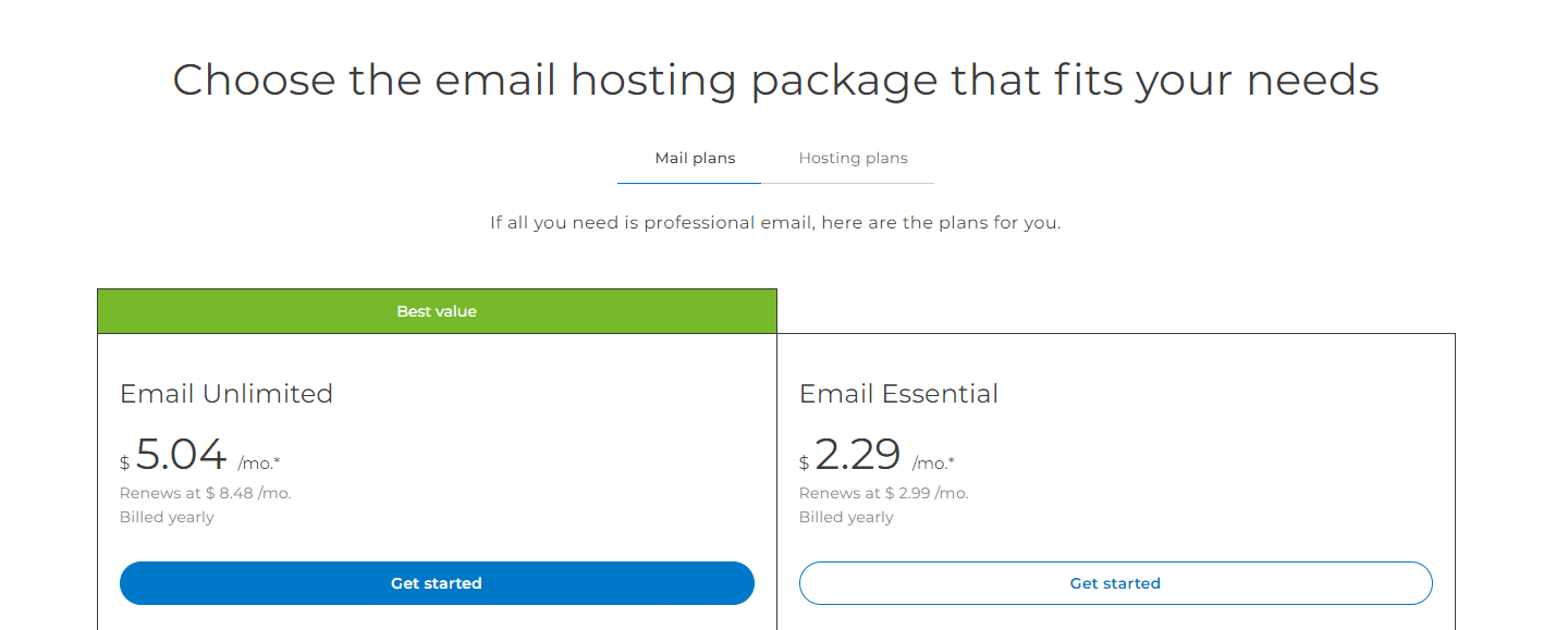 One.com Step 2 Step 1 of the tutorial