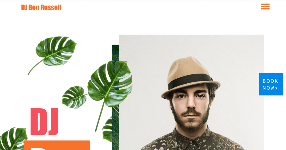 Ben - DJ Website Templates