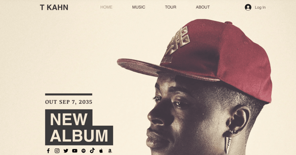 Kahn - DJ Website Templates