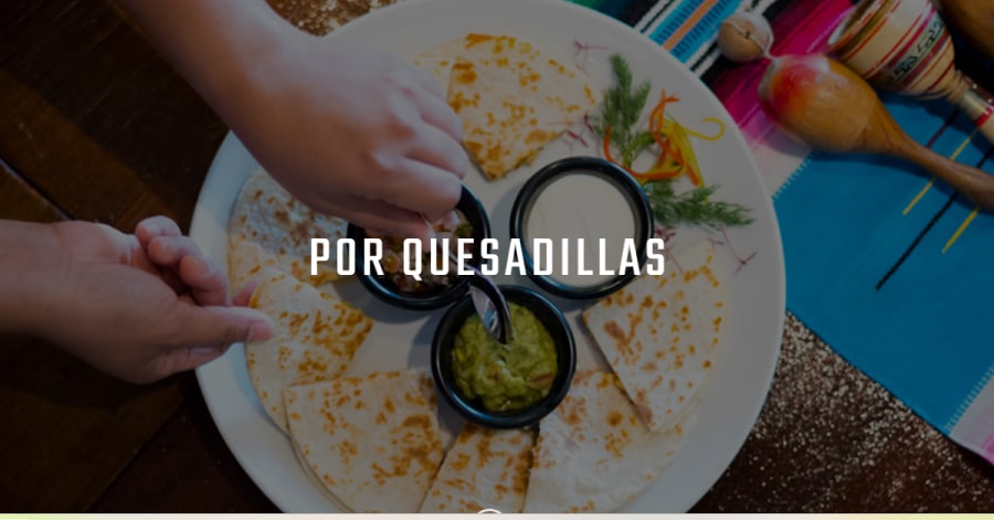 Best Restaurant Websites_Comida Mexicana Singapore