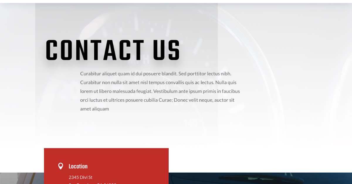 Best Contact Us Template_Car Dealer