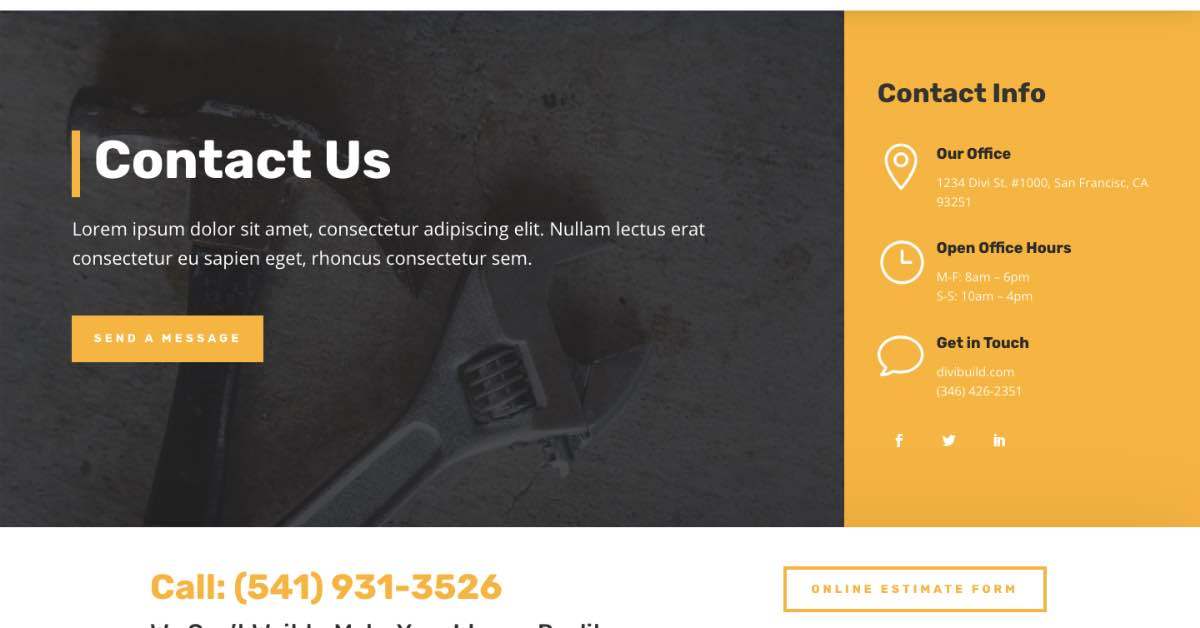 Best Contact Us Template_Constrution
