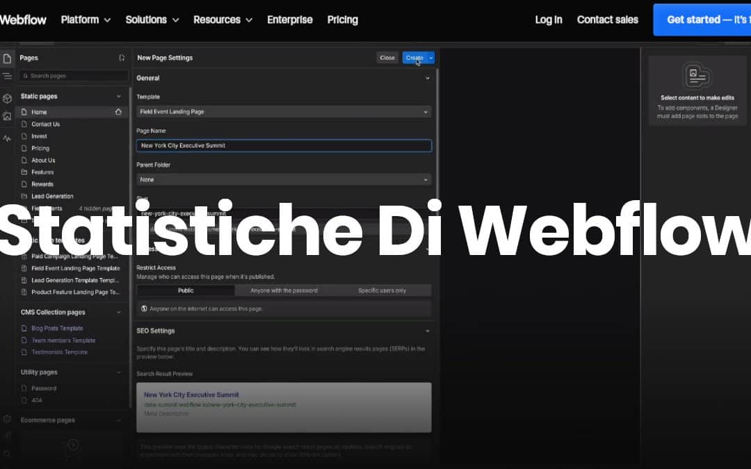Statistiche Di Webflow 2025 – 70 Dati Chiave Da Conoscere