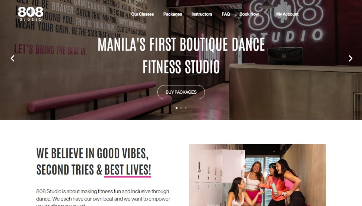 Best Pink Website Examples_808 Studio