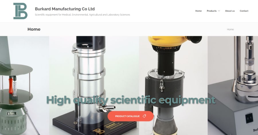 Burkard - Factory Website Example