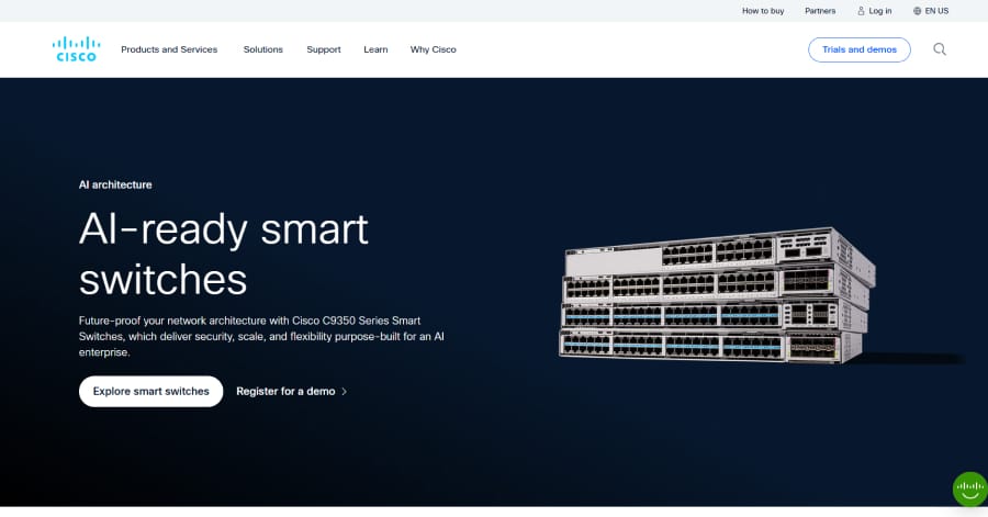 Cisco - Factory Website Example