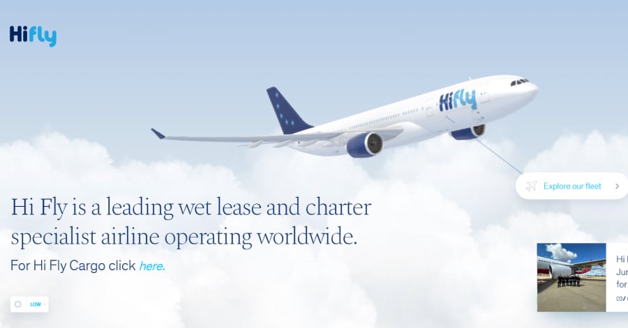 Hi Fly - Interactive Website Examples