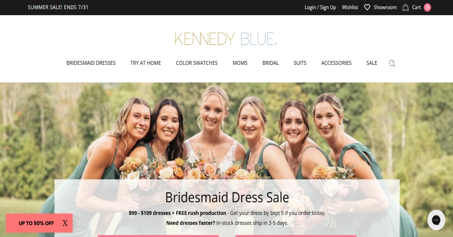 Kennedy Blue - Above The Fold Website Examples