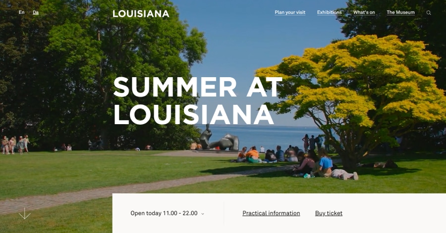 Louisiana - Museum Website Example