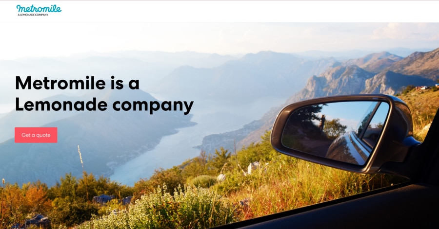 Metromile - Insurance Website Example