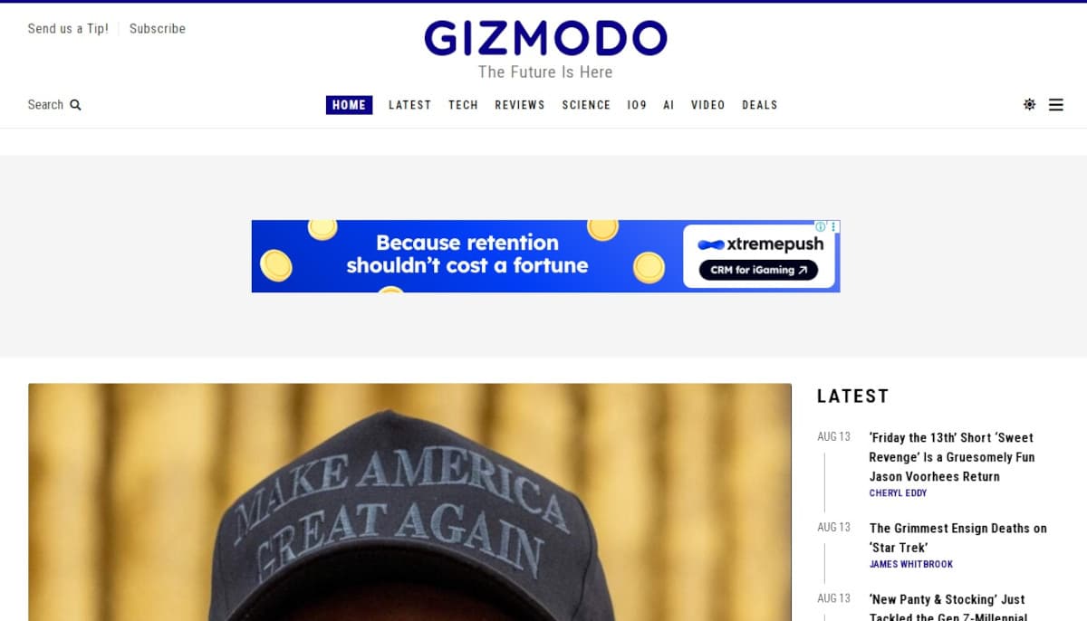 Best AdSense Websites_Gizmodo