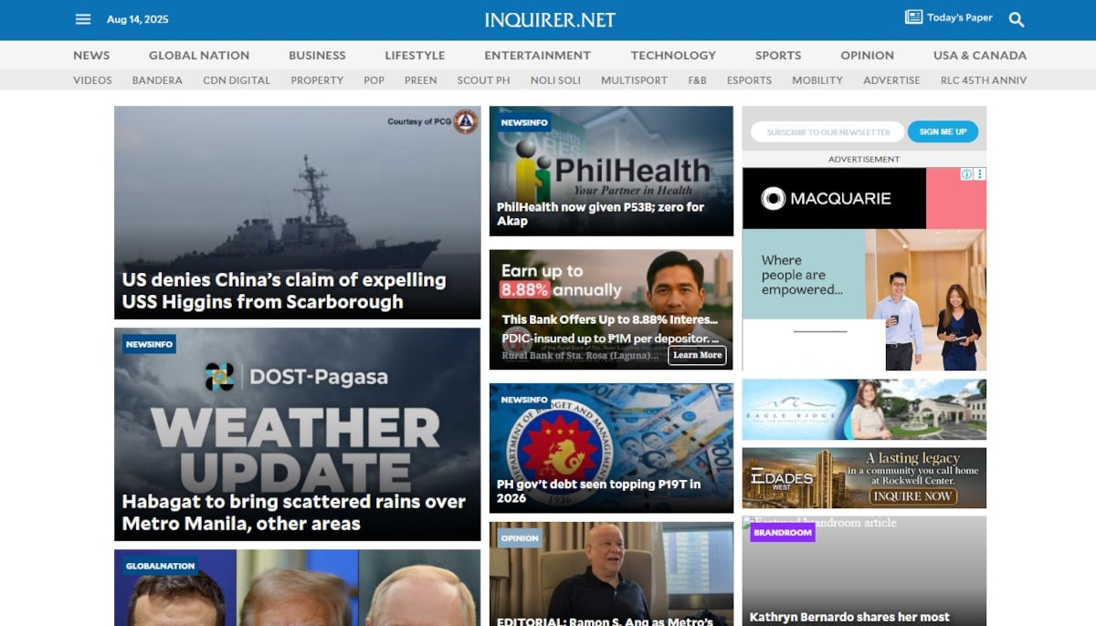 Best AdSense Websites_Inquirer
