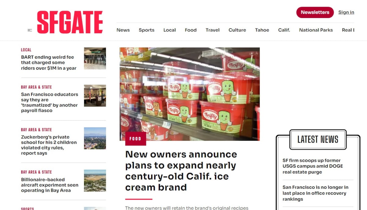 Best AdSense Websites_SF Gate