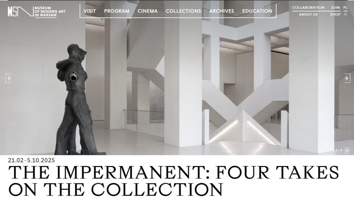 Best Gallery Websites_Museum of Modern Art in Warsaw