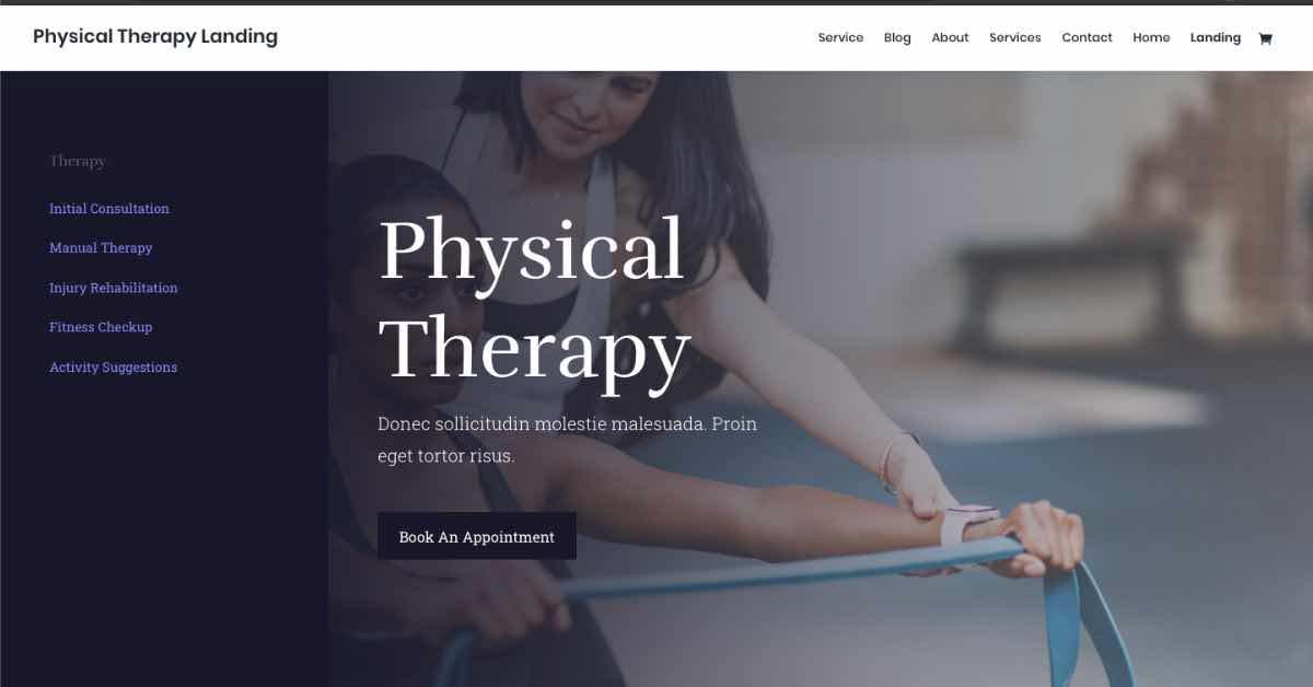Best Gym Template_Divi Physical Therapy