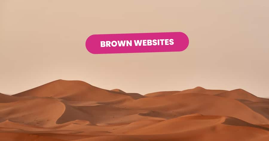 Best Brown Websites of 2025 | 21 Inspiring Examples 🚀
