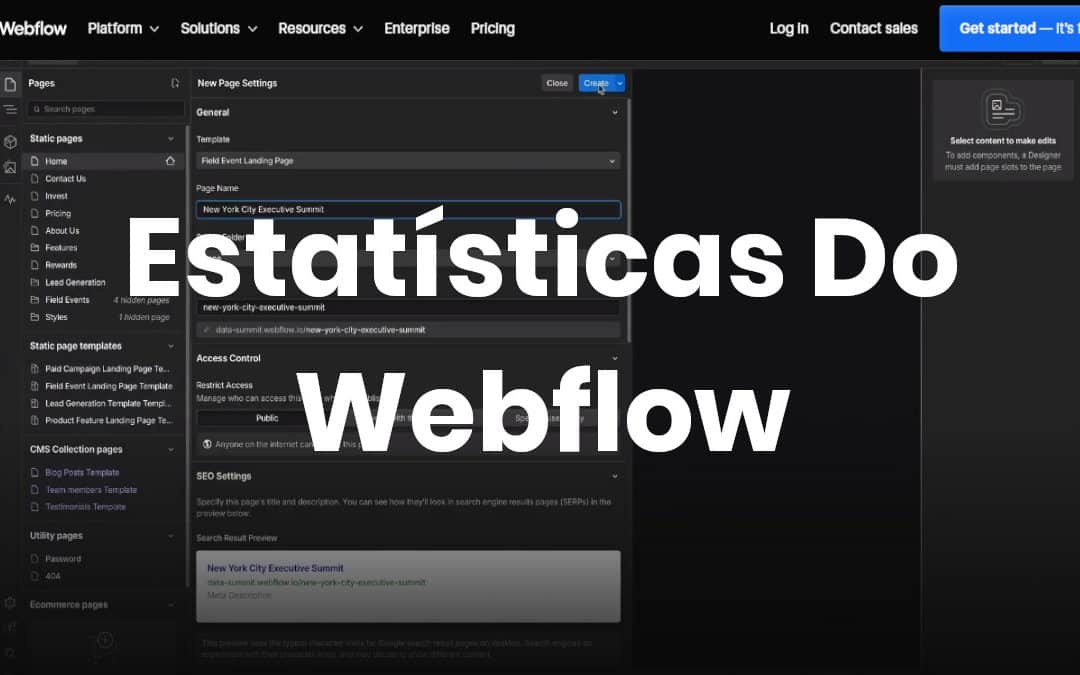 Estatísticas Do Webflow 2025 – 70 Dados Essenciais