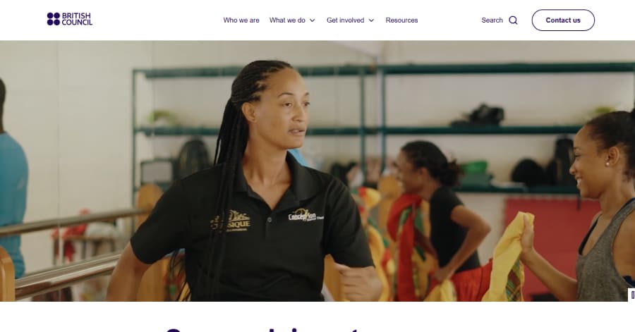 british council - culture website examples