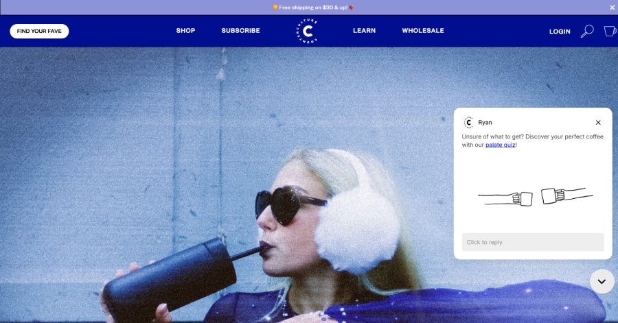 counter culture coffee - culture website examples