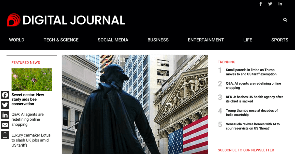 digital journal - forum website examples