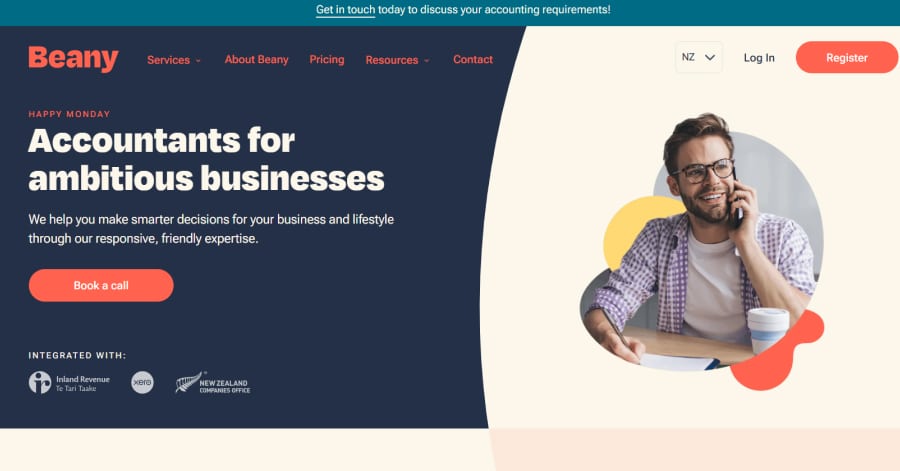 james v cutrara - accountant website examples