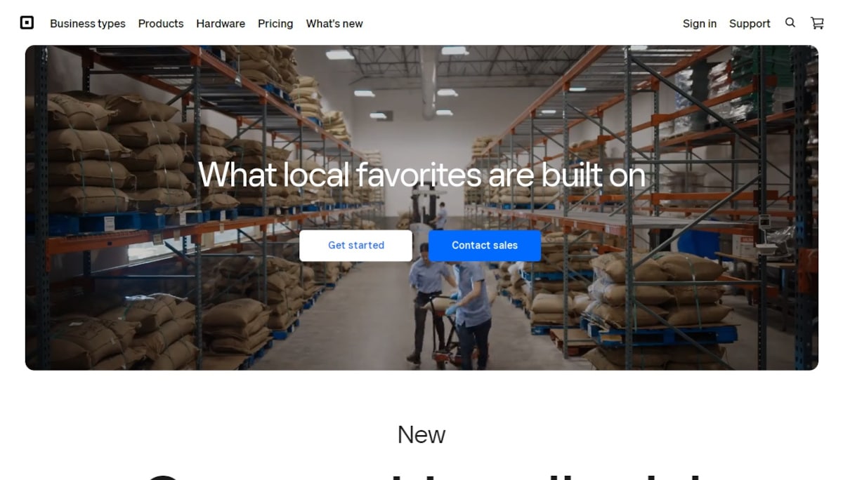 Best Call To Action Websites_Square Financial Services