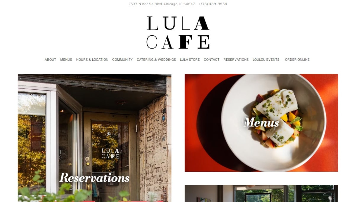 Best Coffee Shop Websites_Lula Cafe