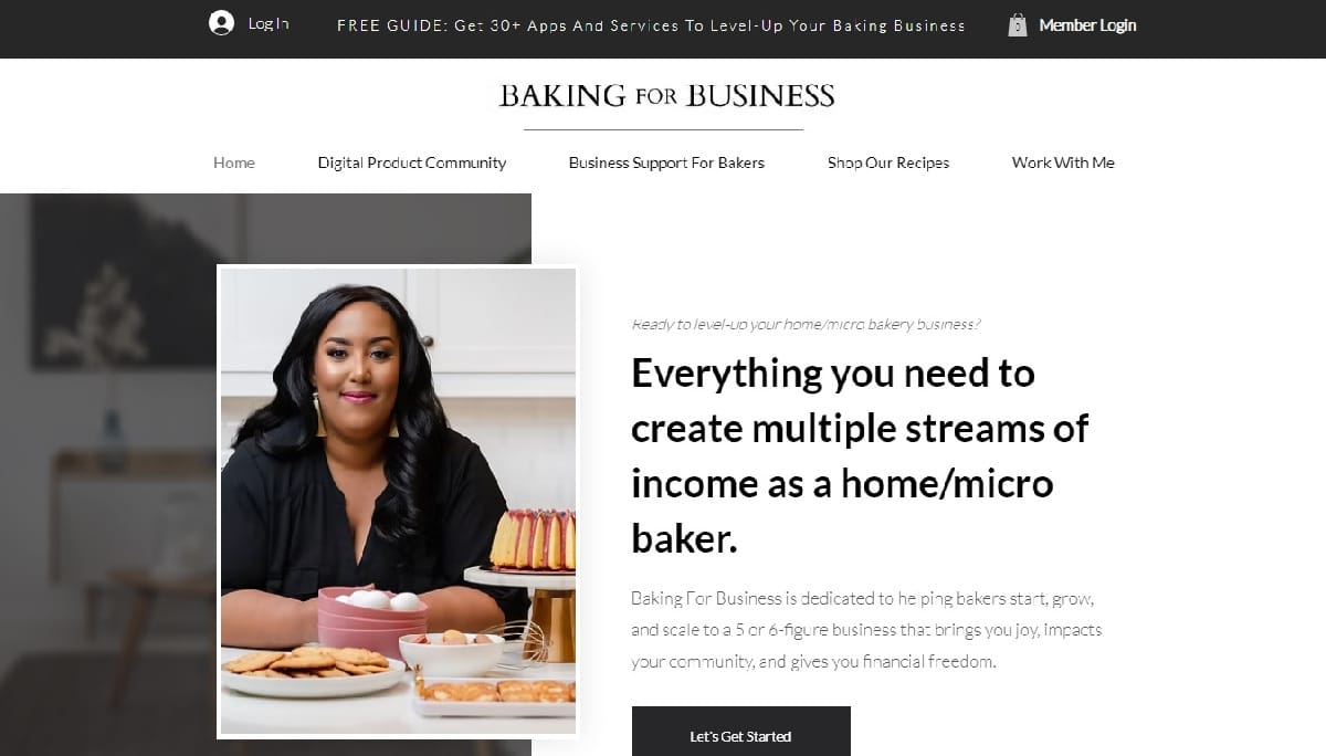 Best Membership Websites_Baking For Business