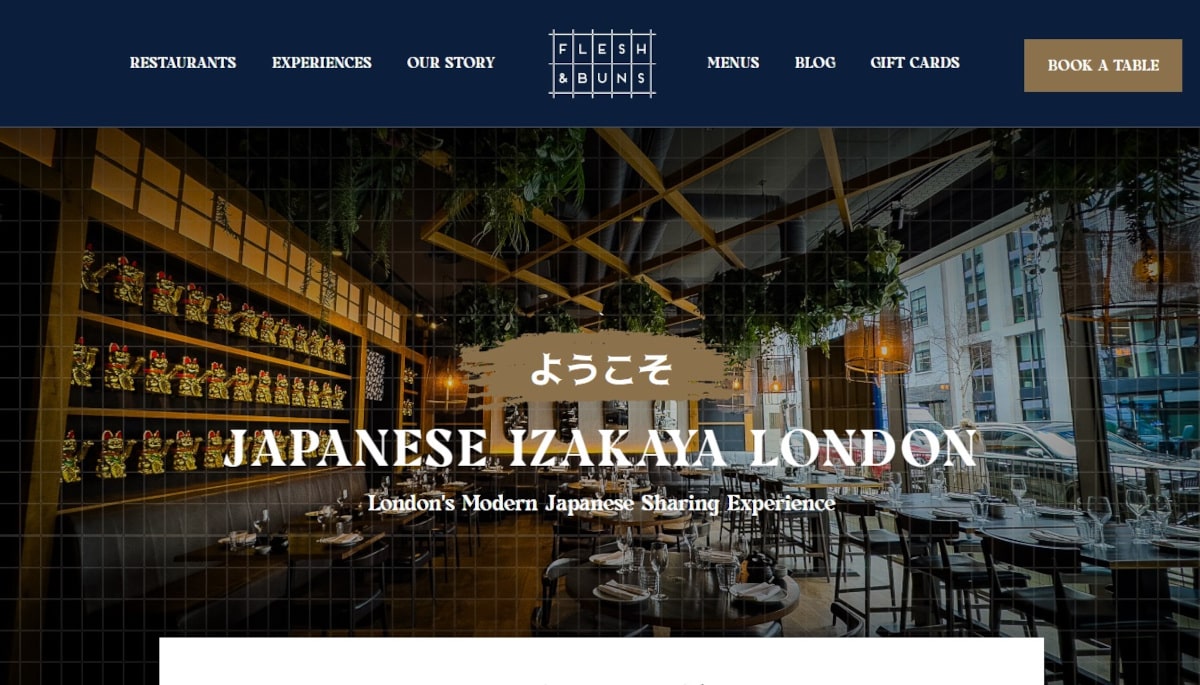 Best Restaurant Websites_Flesh And Buns